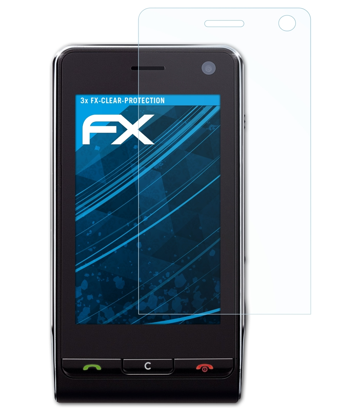 ATFOLIX 3x FX-Clear LG KU990i) Displayschutz(für