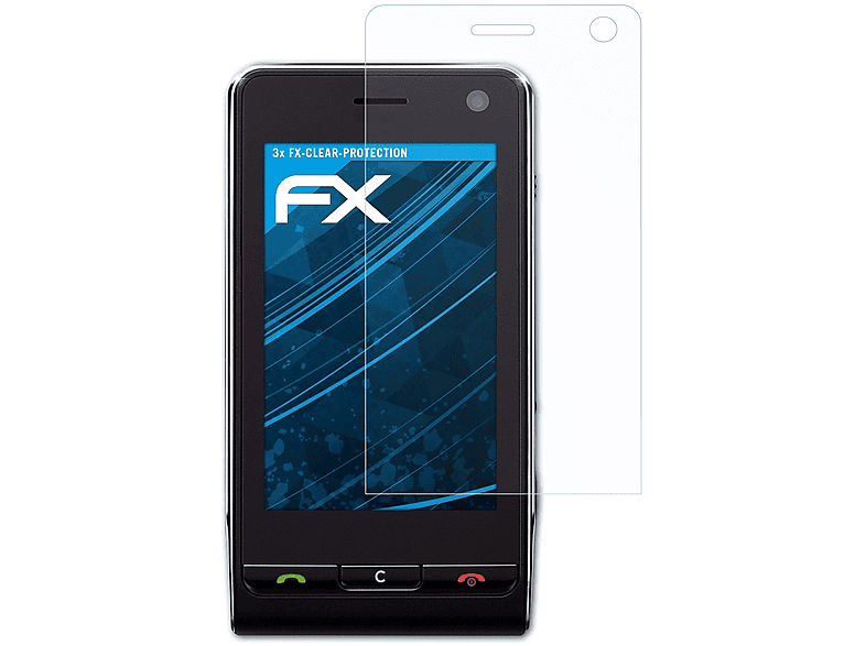 ATFOLIX 3x FX-Clear Displayschutz(für LG KU990i)