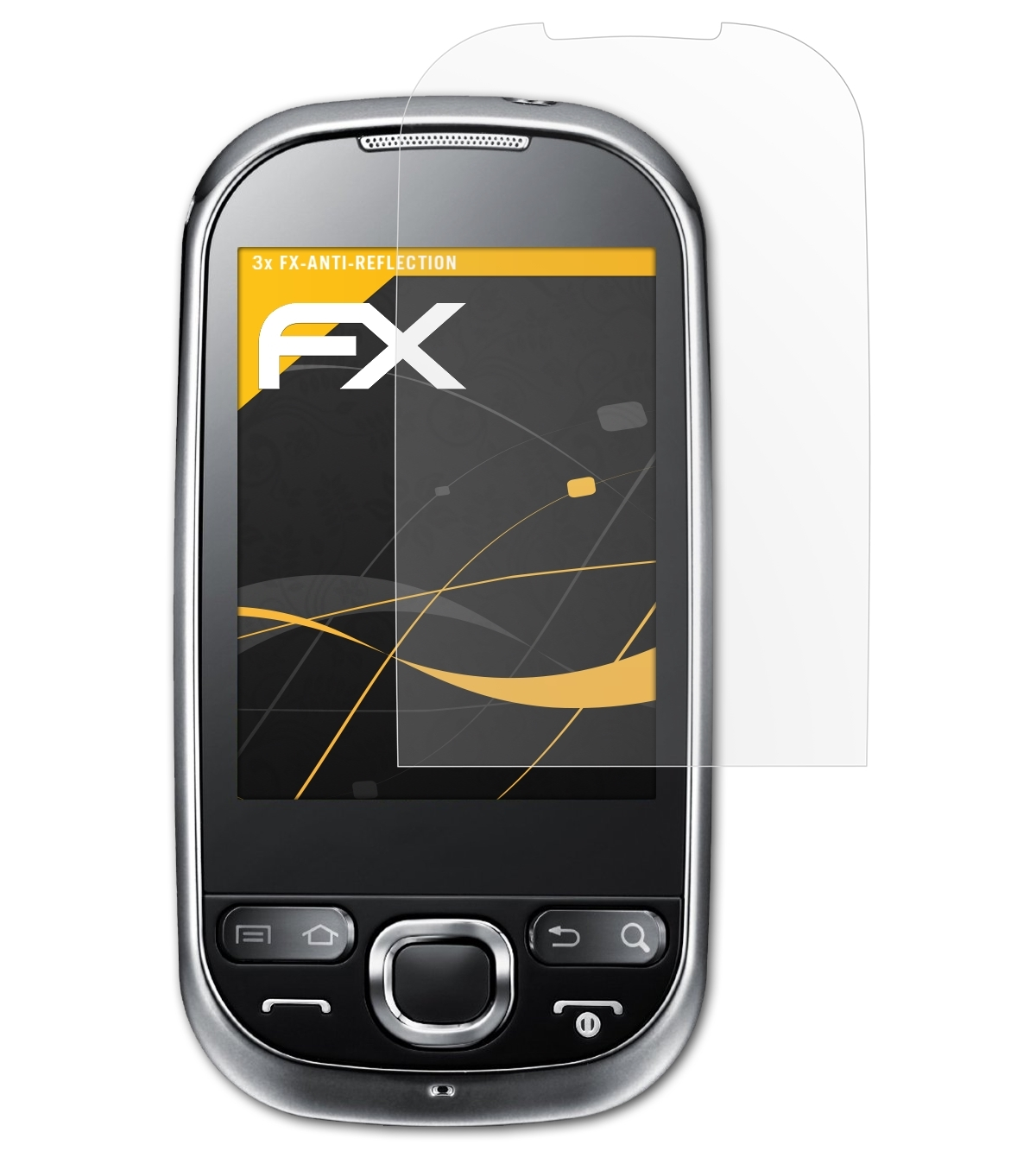 Galaxy 3x Samsung (GT-i5500)) ATFOLIX FX-Antireflex 550 Displayschutz(für