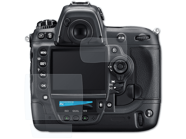 ATFOLIX 3x FX-Clear Displayschutz(für Nikon D3s)