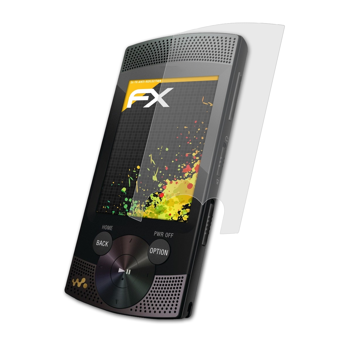 ATFOLIX 3x FX-Antireflex Walkman Sony NWZ-S544) Displayschutz(für