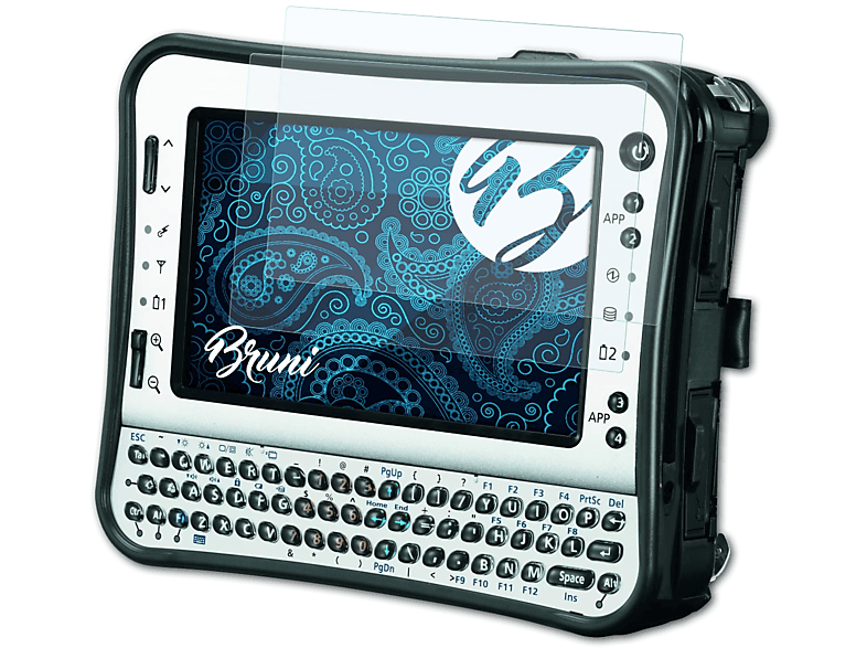 BRUNI 2x Basics-Clear CF-U1) Panasonic Schutzfolie(für ToughBook