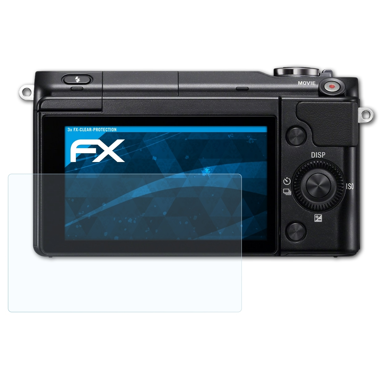 ATFOLIX Displayschutz(für NEX-3) Sony 3x FX-Clear