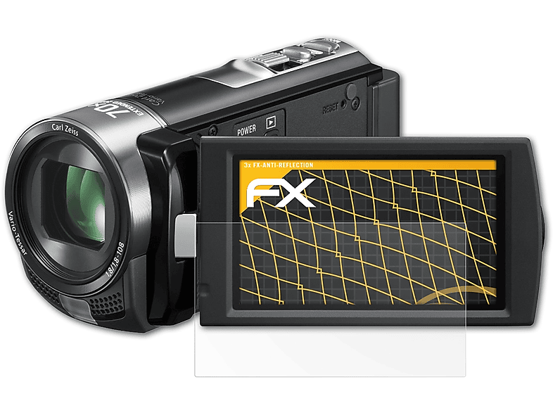 Displayschutz(für FX-Antireflex DCR-SX45E) Sony 3x ATFOLIX