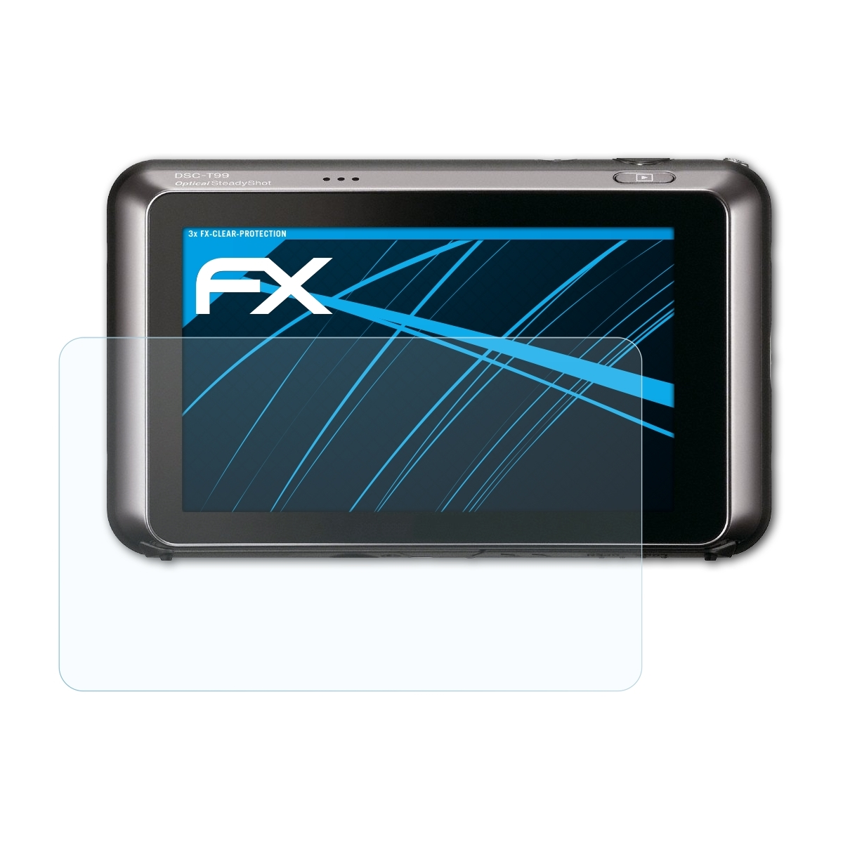 Displayschutz(für ATFOLIX 3x FX-Clear DSC-T99) Sony