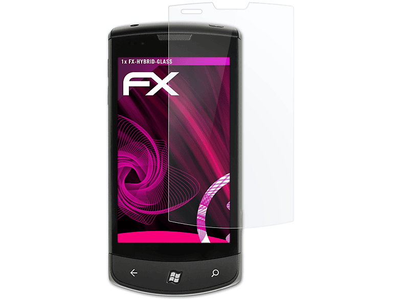 ATFOLIX FX-Hybrid-Glass Schutzglas(für LG Optimus 7 (E900))