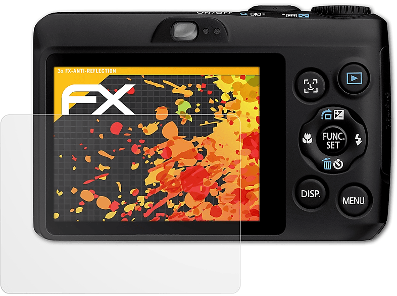 A1200) Displayschutz(für PowerShot ATFOLIX FX-Antireflex 3x Canon