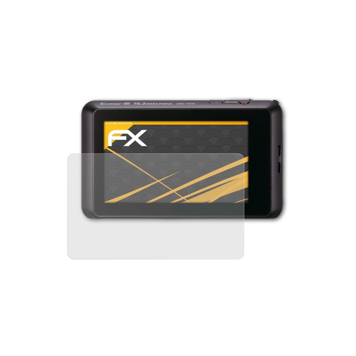 Sony ATFOLIX DSC-TX10) 3x FX-Antireflex Displayschutz(für