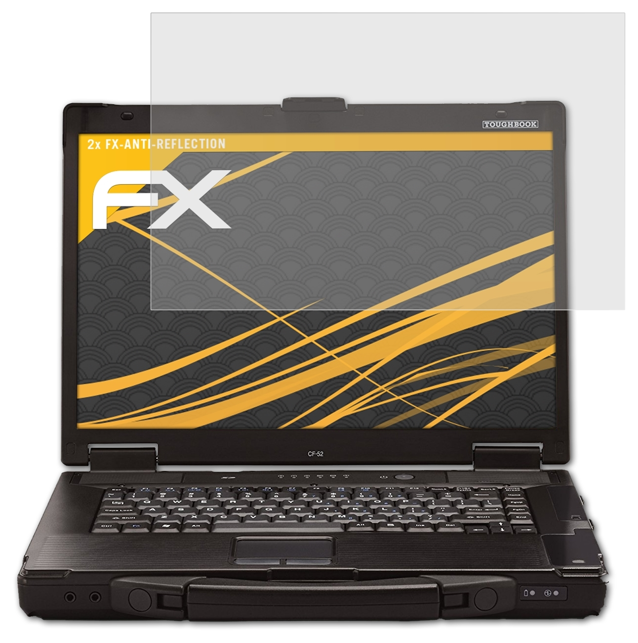 ATFOLIX 2x FX-Antireflex Displayschutz(für Panasonic ToughBook CF-52)