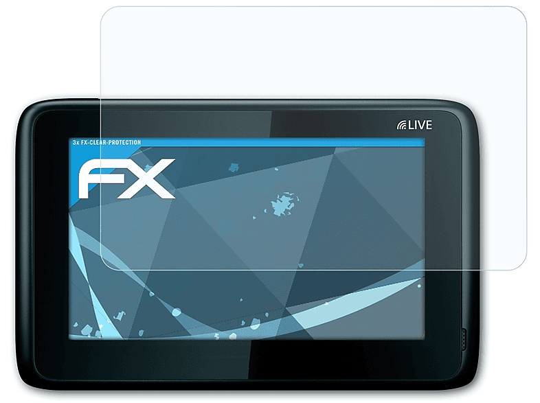 ATFOLIX GO Live) Displayschutz(für TomTom 3x 1005 FX-Clear