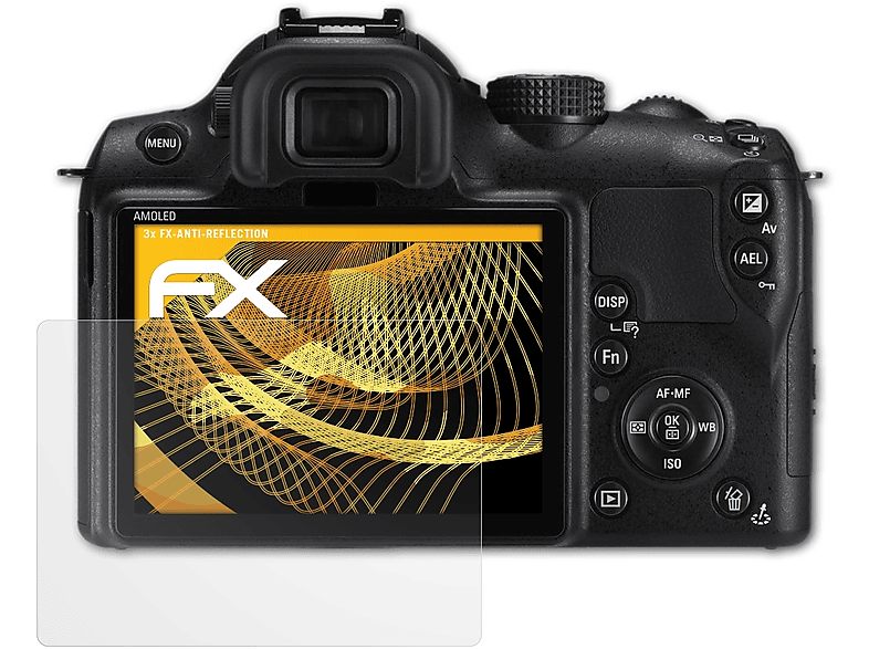 ATFOLIX 3x FX-Antireflex Samsung NX10) Displayschutz(für