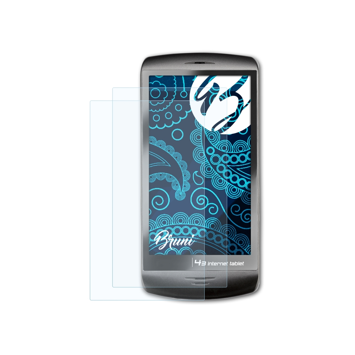 BRUNI 2x 43 Tablet) Internet Schutzfolie(für Archos Basics-Clear