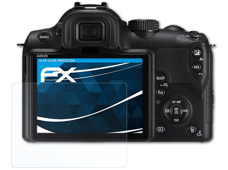 NX10) Samsung FX-Clear Displayschutz(für 3x ATFOLIX