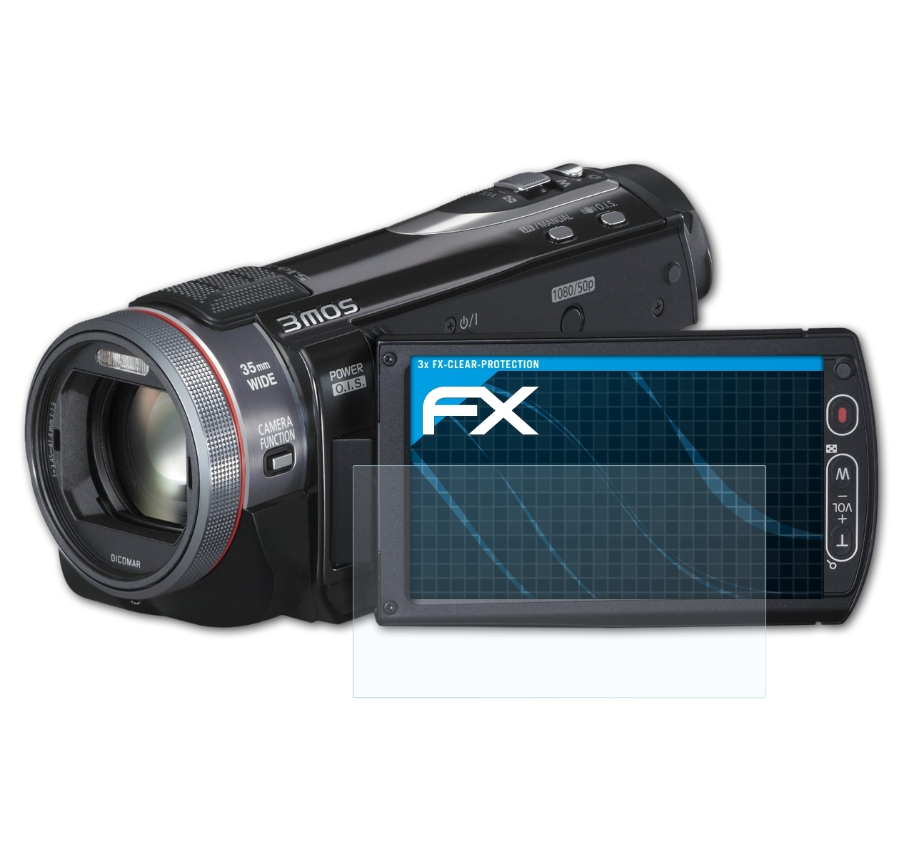 ATFOLIX 3x HDC-SD909) FX-Clear Panasonic Displayschutz(für