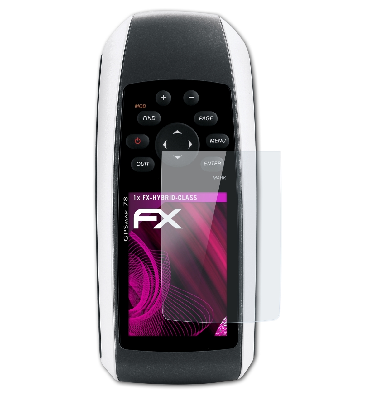 FX-Hybrid-Glass GPSMap Schutzglas(für 78) ATFOLIX Garmin