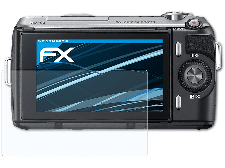 Sony FX-Clear Displayschutz(für 3x ATFOLIX NEX-C3)