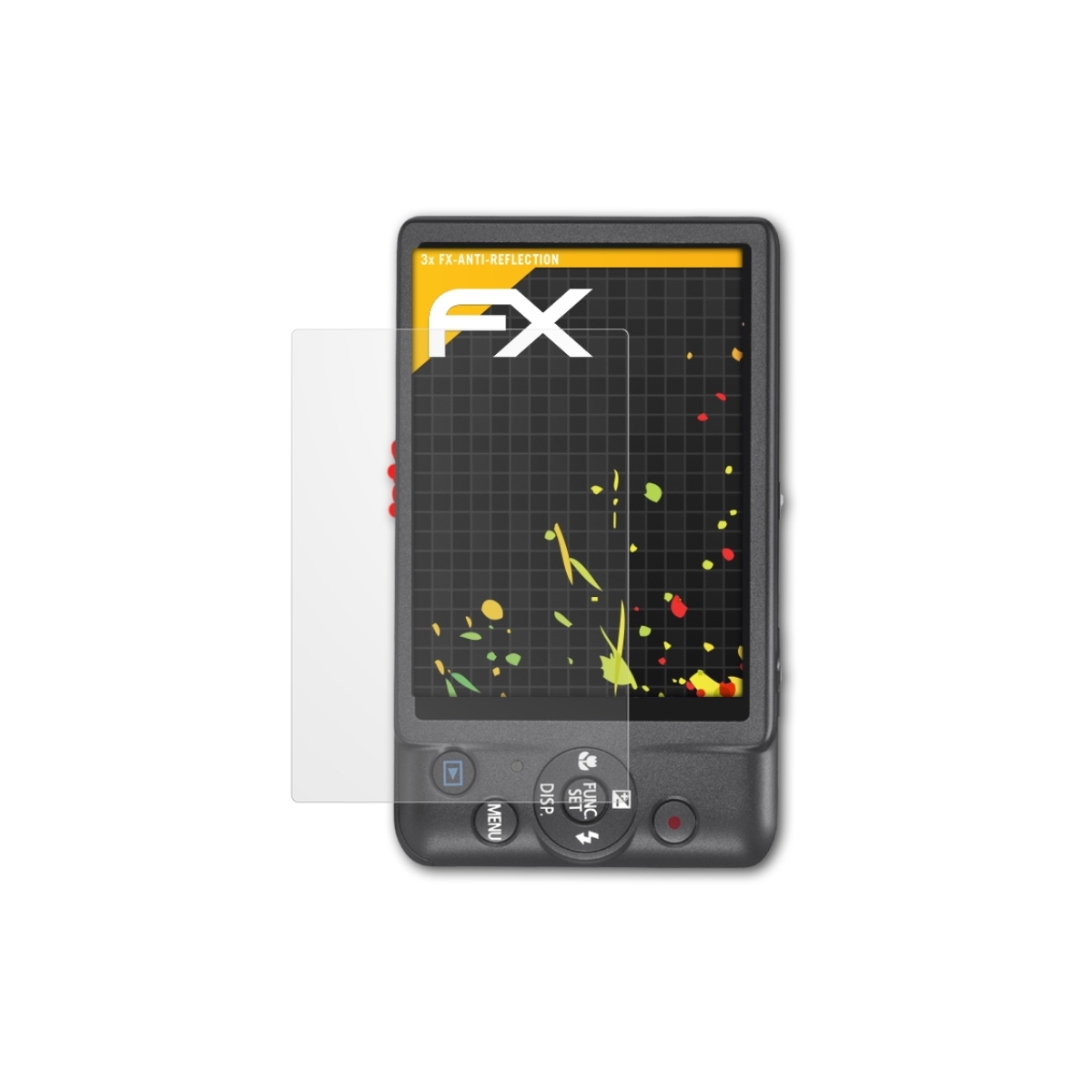 ATFOLIX 3x 115 FX-Antireflex IXUS Canon Digital Displayschutz(für HS)