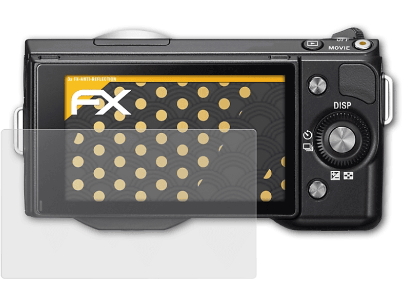 ATFOLIX 3x FX-Antireflex Displayschutz(für Sony NEX-5N)