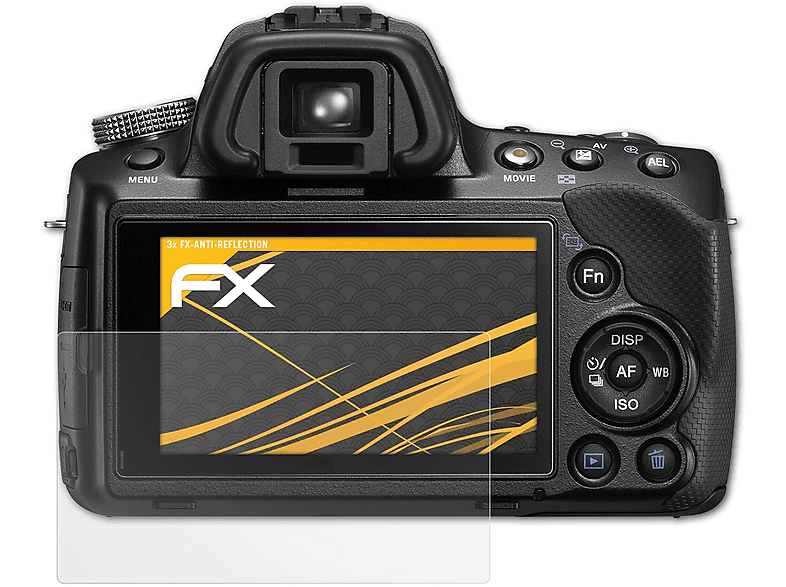 ATFOLIX 3x FX-Antireflex Displayschutz(für Sony Alpha a35 (SLT-A35)) | Kamera Schutzfolie
