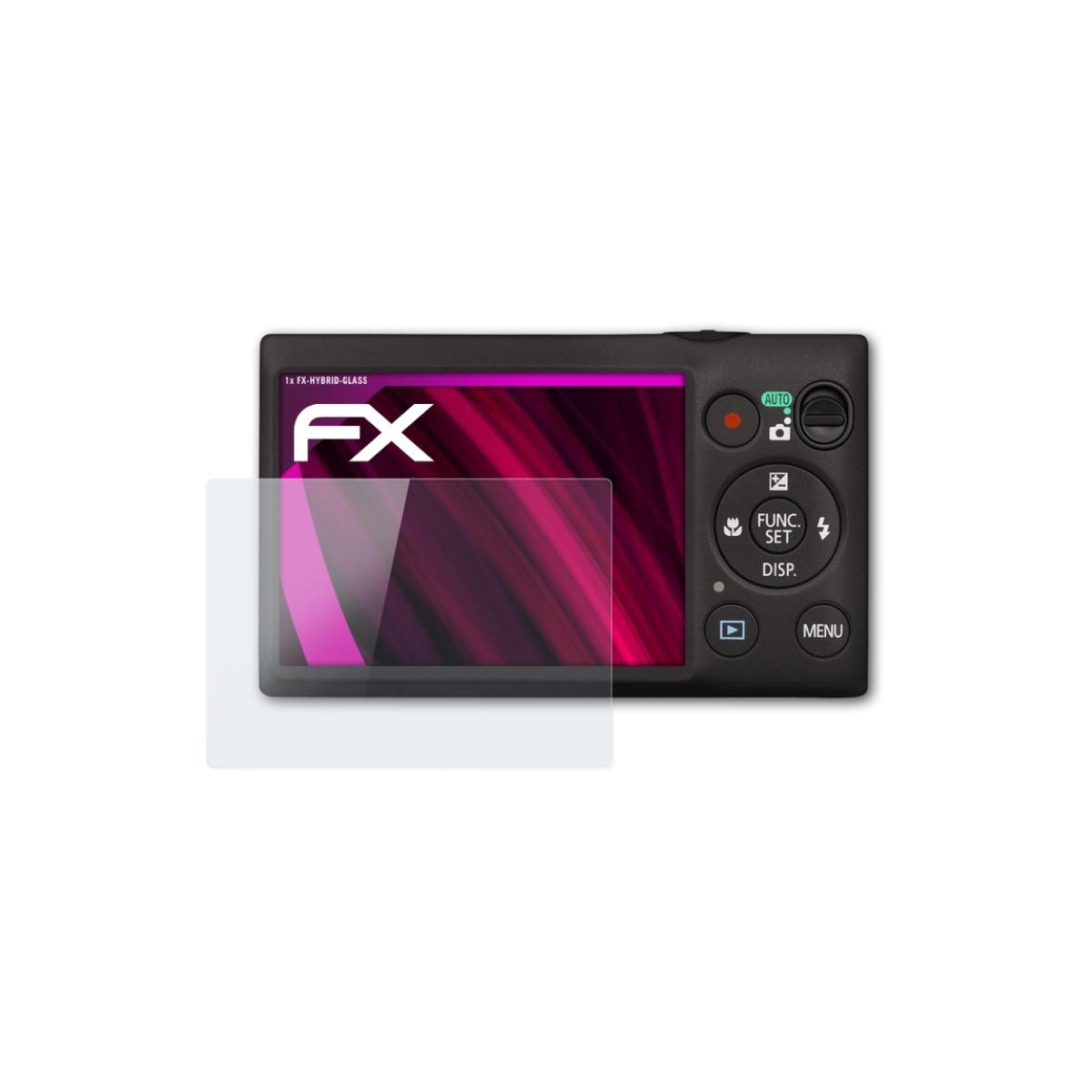 Canon FX-Hybrid-Glass Schutzglas(für HS) ATFOLIX Digital 220 IXUS
