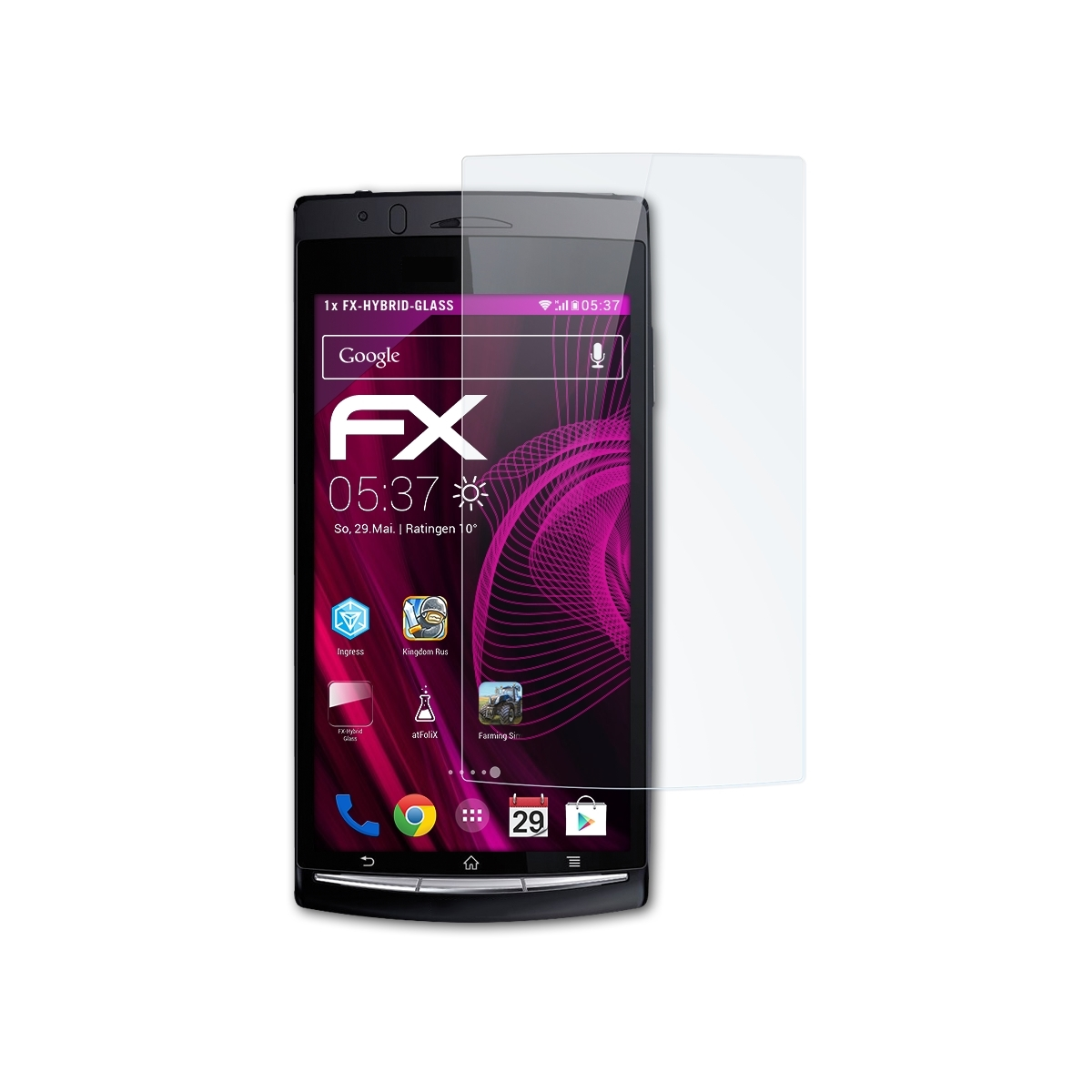 Schutzglas(für Sony-Ericsson arc) FX-Hybrid-Glass Xperia ATFOLIX