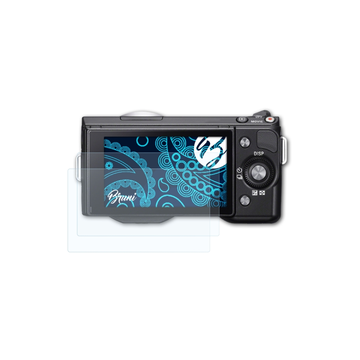 BRUNI 2x Basics-Clear Schutzfolie(für NEX-5N) Sony