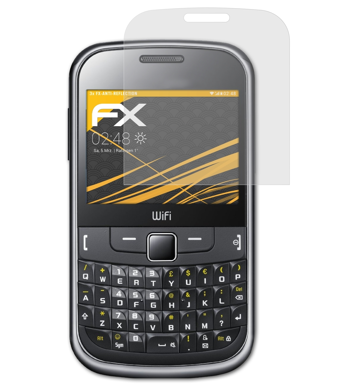 ATFOLIX 3x Chat Samsung Displayschutz(für 335 FX-Antireflex (GT-S3350))