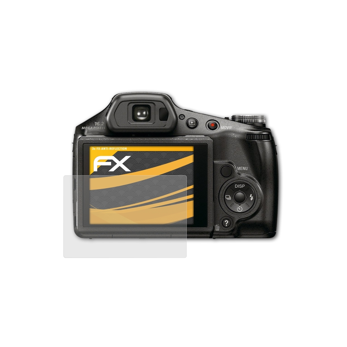 DSC-HX100V) Sony 3x Displayschutz(für ATFOLIX FX-Antireflex
