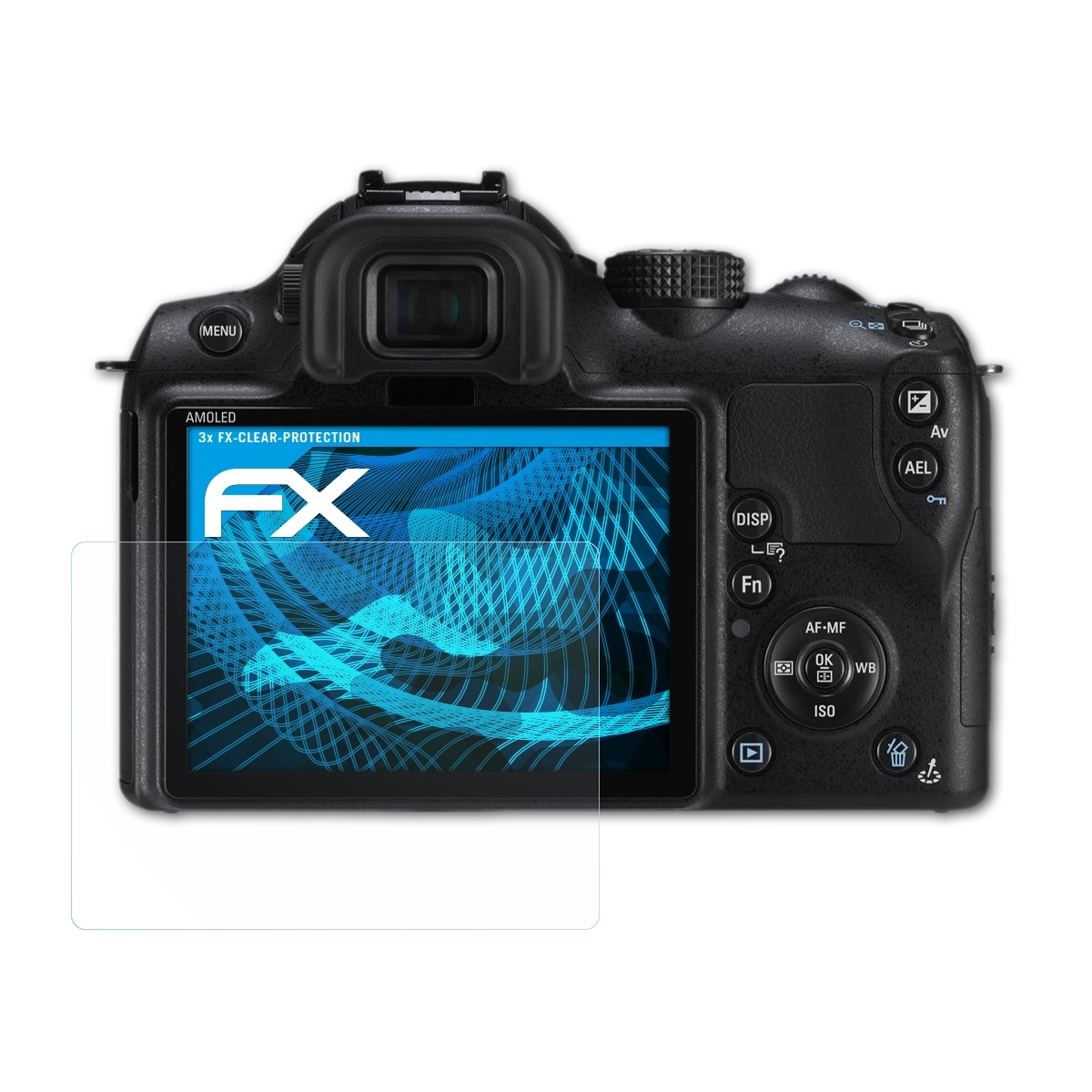 FX-Clear ATFOLIX NX11) 3x Displayschutz(für Samsung