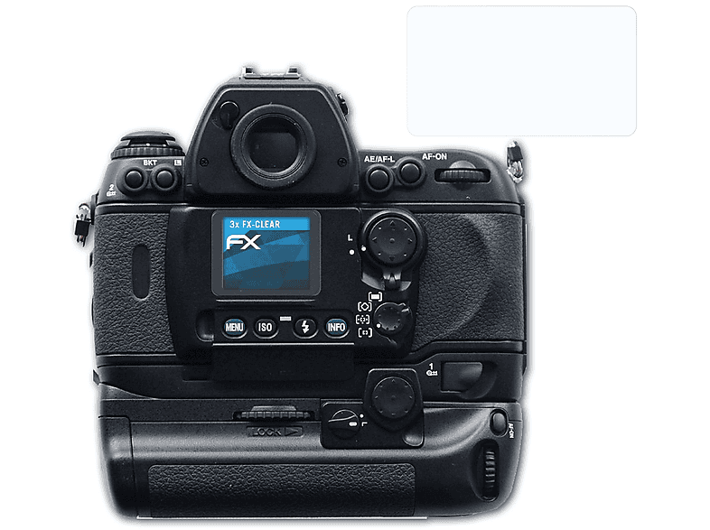 3x Nikon FX-Clear Displayschutz(für F6) ATFOLIX