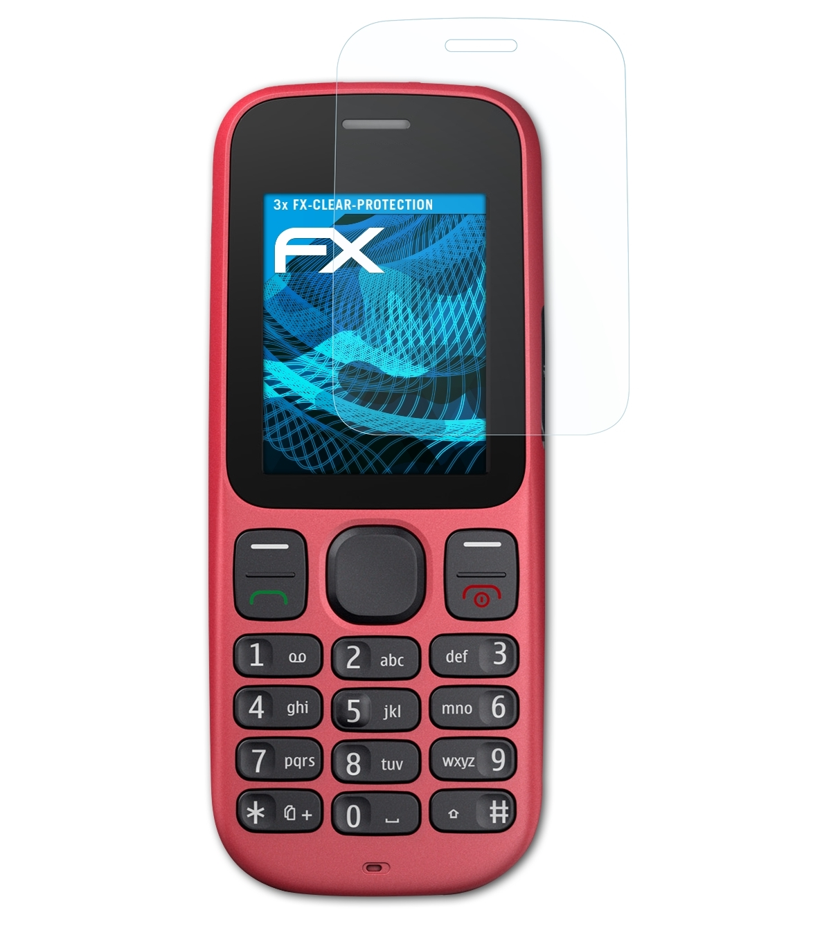 FX-Clear Displayschutz(für 101) ATFOLIX Nokia 3x
