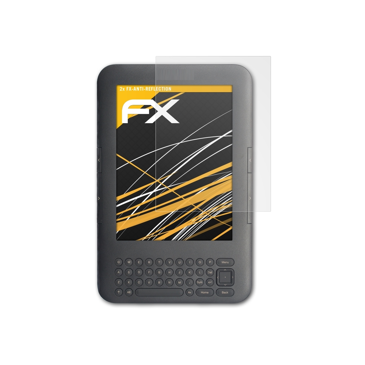 (WiFi Kindle FX-Antireflex ATFOLIX 2x Displayschutz(für 3G)) Amazon Keyboard &