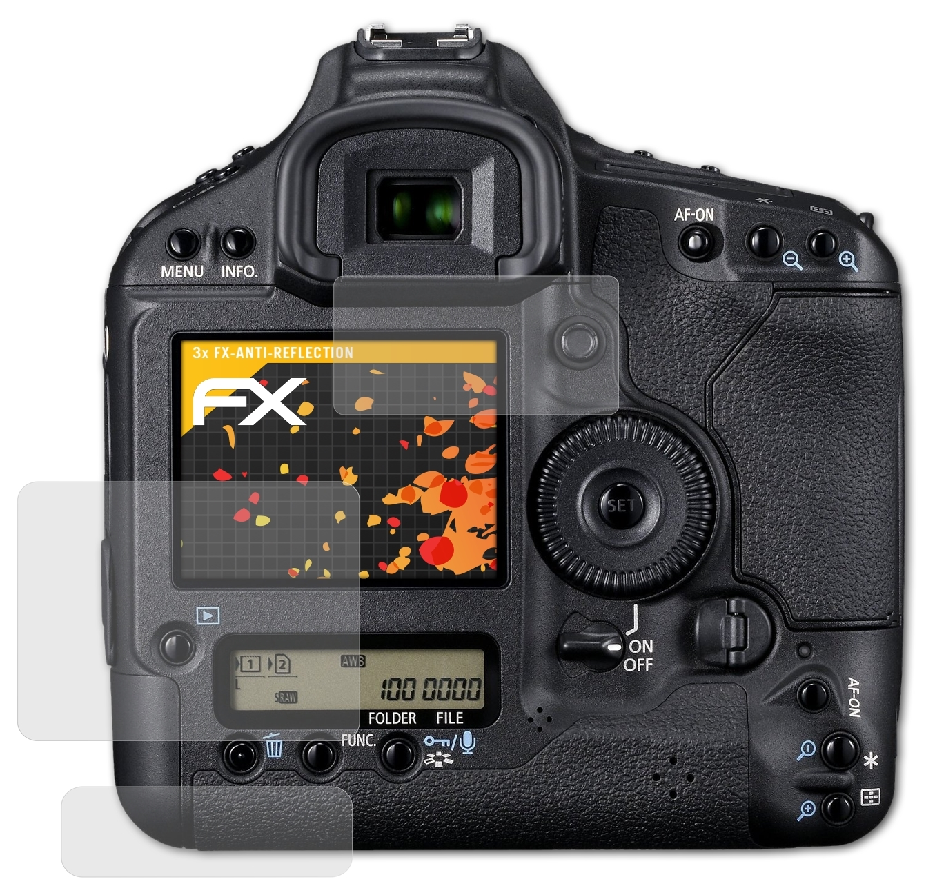 FX-Antireflex Mark Displayschutz(für 1D EOS 3x ATFOLIX III) Canon