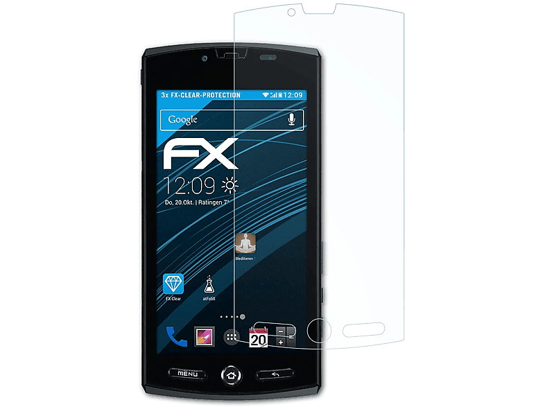 Aquos FX-Clear Displayschutz(für 3x ATFOLIX Sharp SH80F)