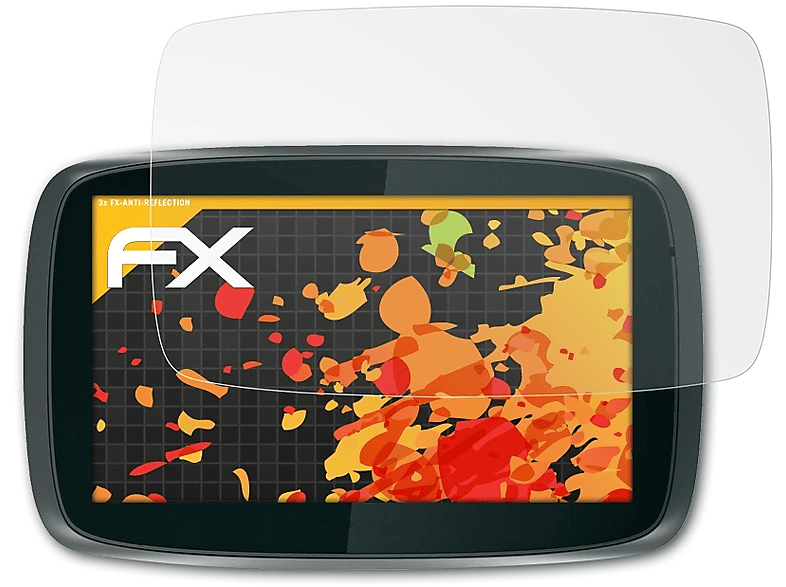 ATFOLIX 3x FX-Antireflex Displayschutz(für TomTom (2005)) GO 500