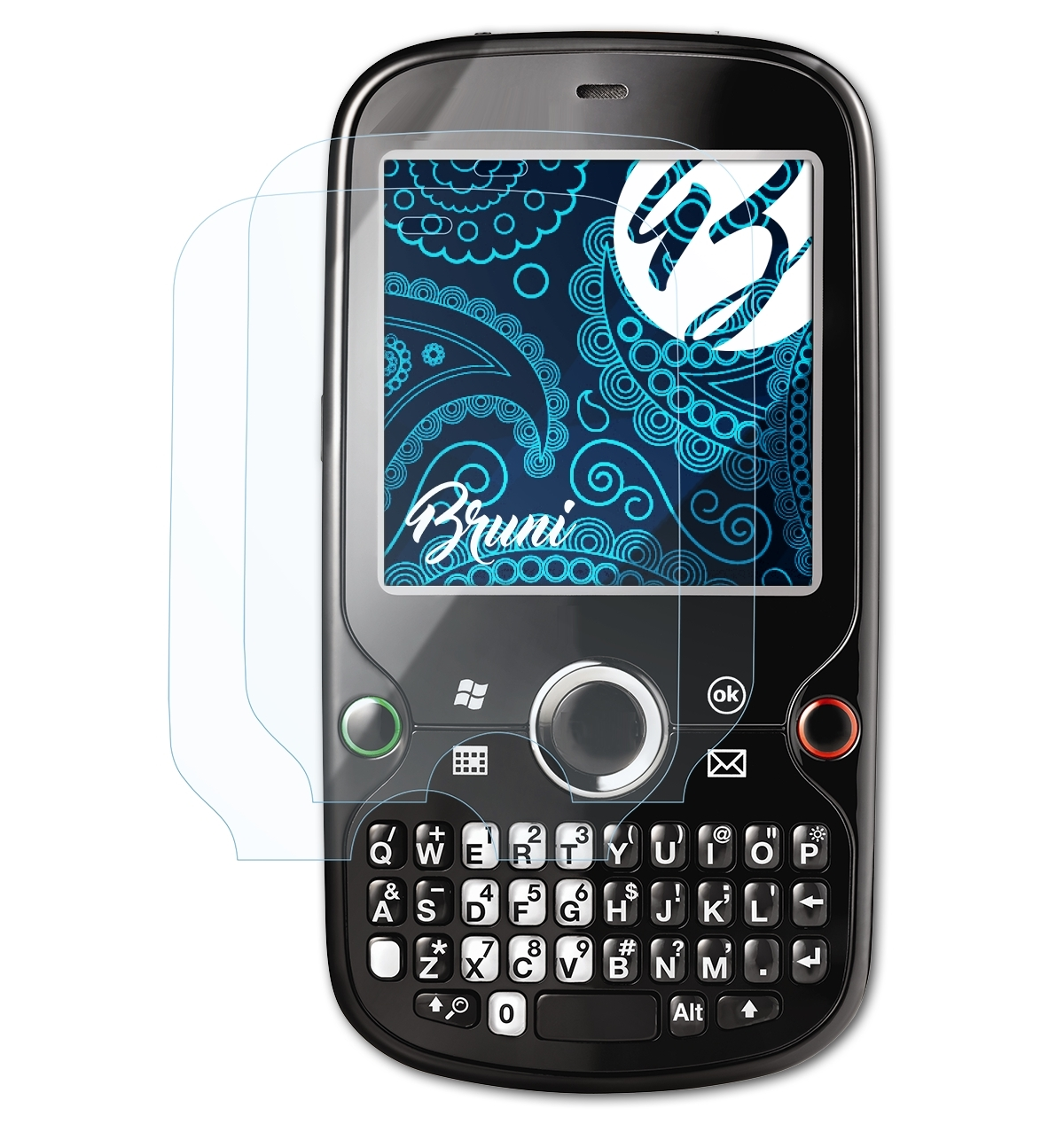 BRUNI 2x Basics-Clear Palm Schutzfolie(für Treo Pro)