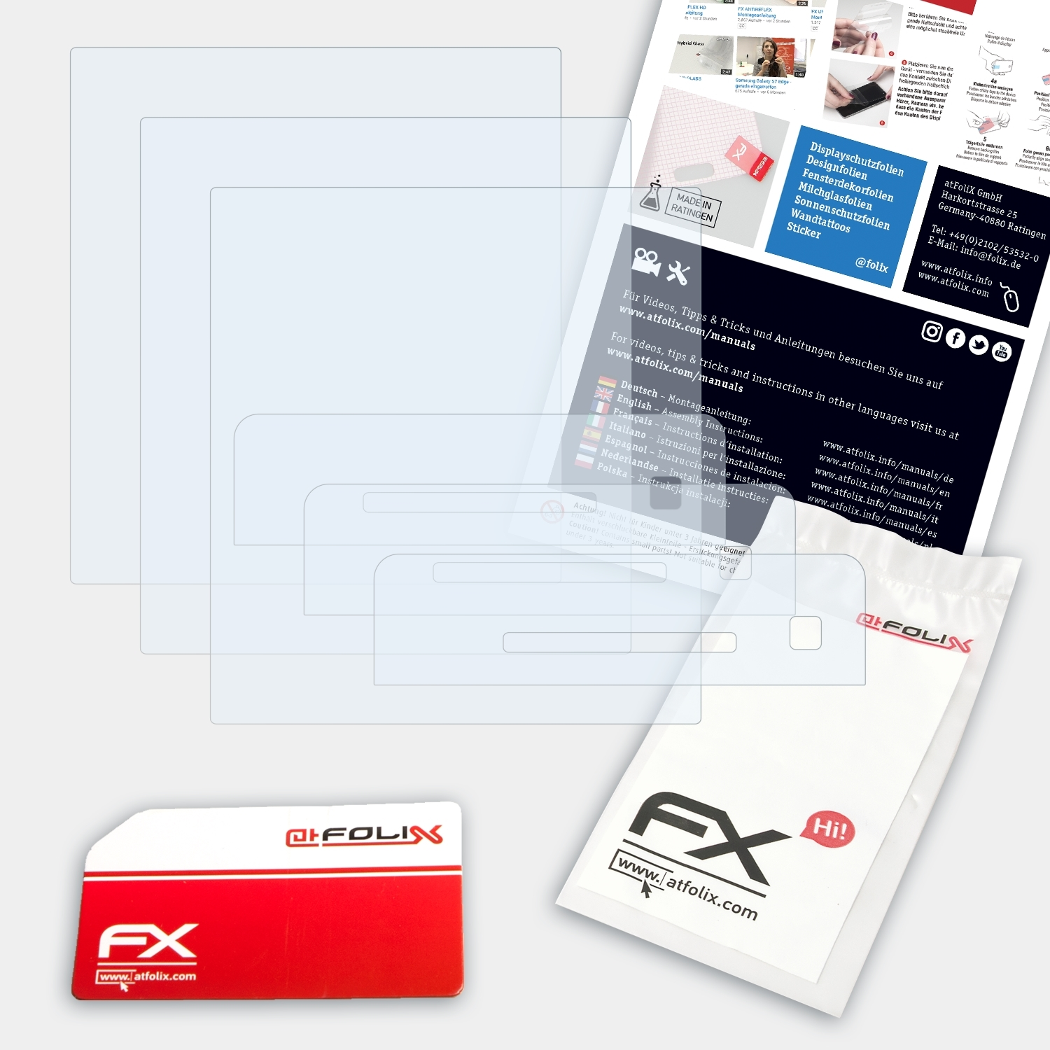 ATFOLIX 3x FX-Clear Sony-Ericsson C902) Displayschutz(für