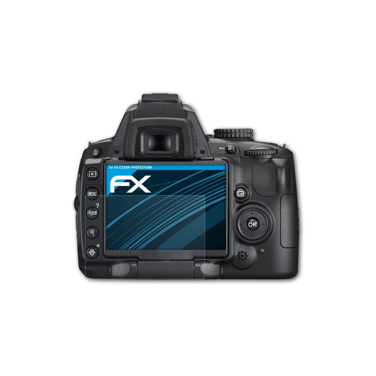 ATFOLIX Displayschutz(für 3x D5000) FX-Clear Nikon
