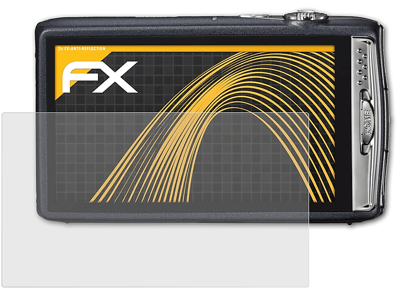 Fujifilm Z900EXR) FX-Antireflex 3x Displayschutz(für ATFOLIX FinePix