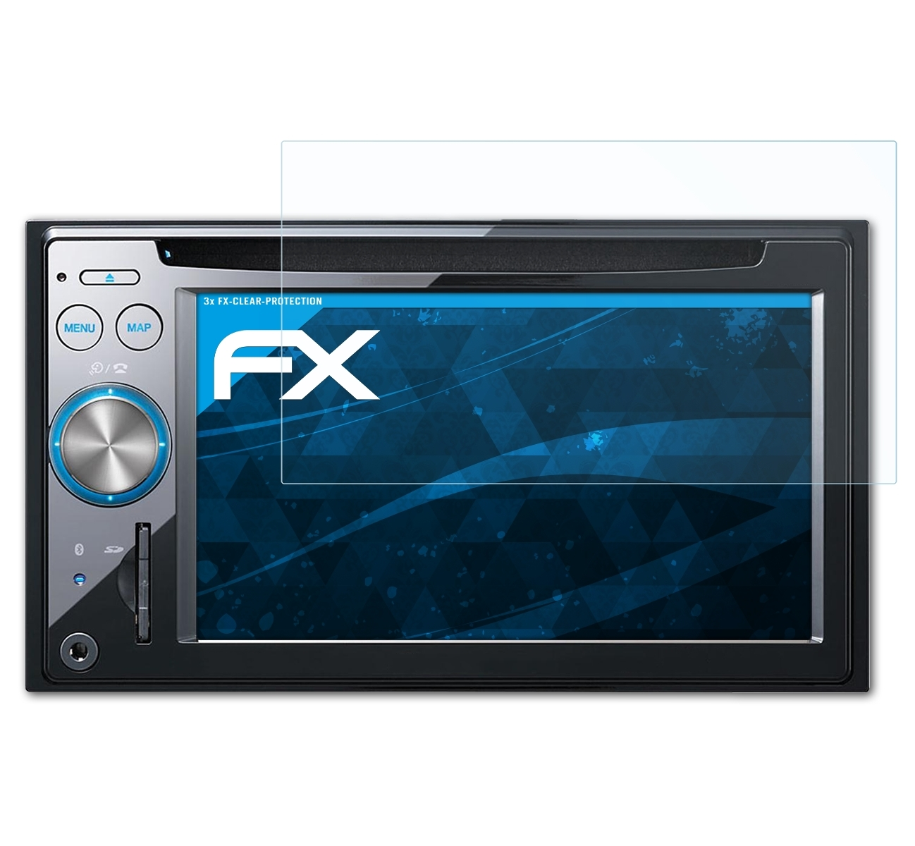 ATFOLIX 3x FX-Clear Displayschutz(für Avic-F900BT) Pioneer