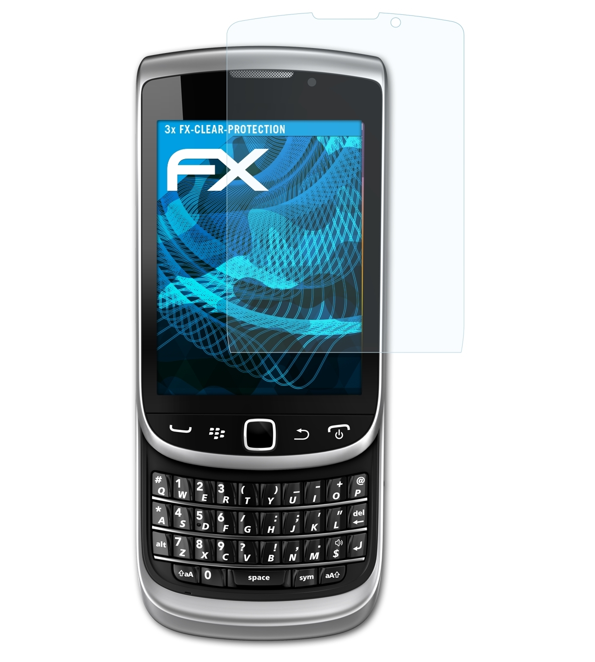 FX-Clear 9810) Displayschutz(für ATFOLIX Torch Blackberry 3x