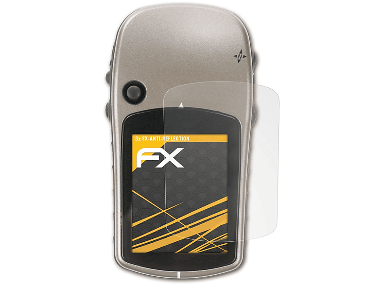 ATFOLIX 3x FX-Antireflex Displayschutz(für Garmin Etrex Legend HCx)