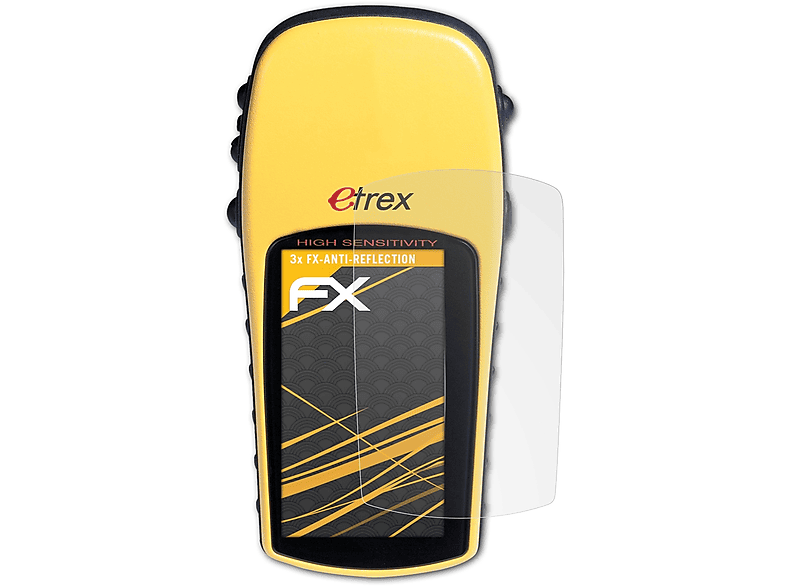 ATFOLIX 3x FX-Antireflex Displayschutz(für Garmin Etrex H)
