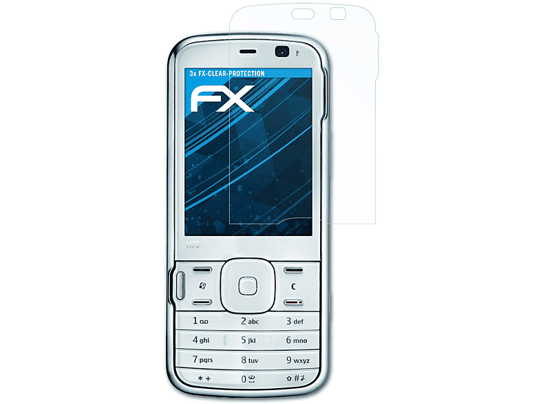 Displayschutz(für FX-Clear ATFOLIX N79) 3x Nokia