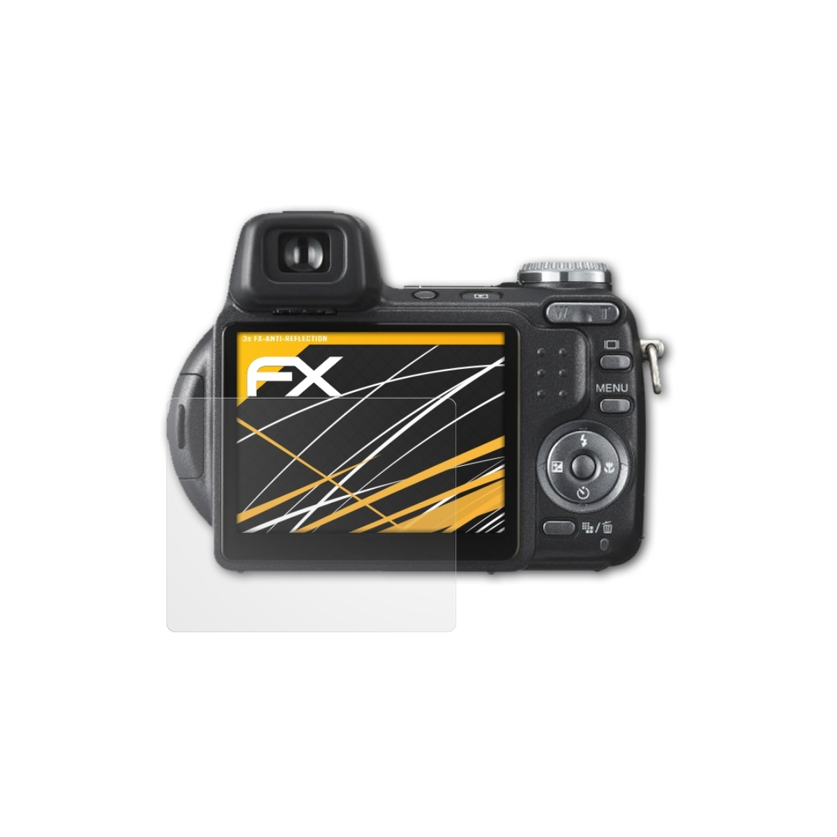 ATFOLIX 3x FX-Antireflex Sony Displayschutz(für DSC-H5)