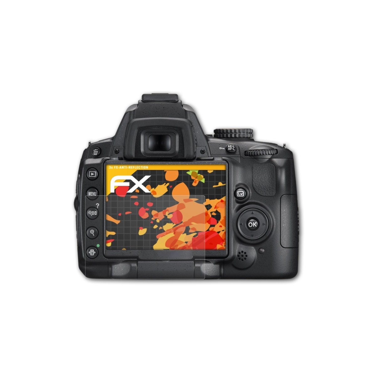 ATFOLIX 3x FX-Antireflex Displayschutz(für D5000) Nikon