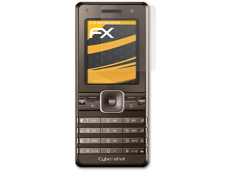 ATFOLIX 3x FX-Antireflex Displayschutz(für Sony-Ericsson K770i)