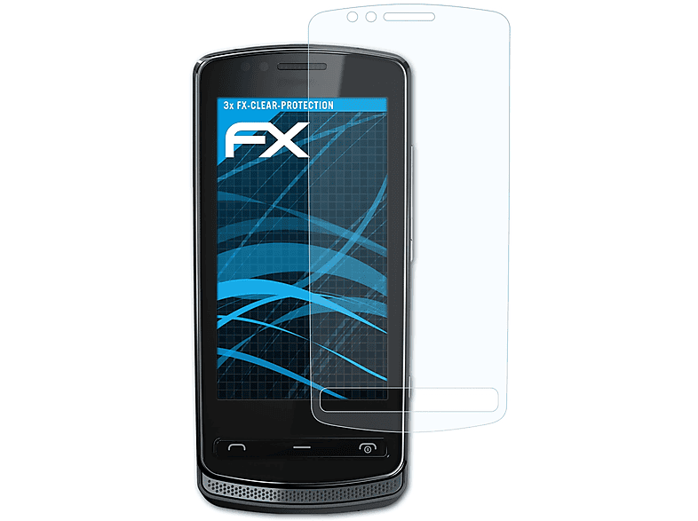 ATFOLIX 3x FX-Clear Displayschutz(für Nokia 700)