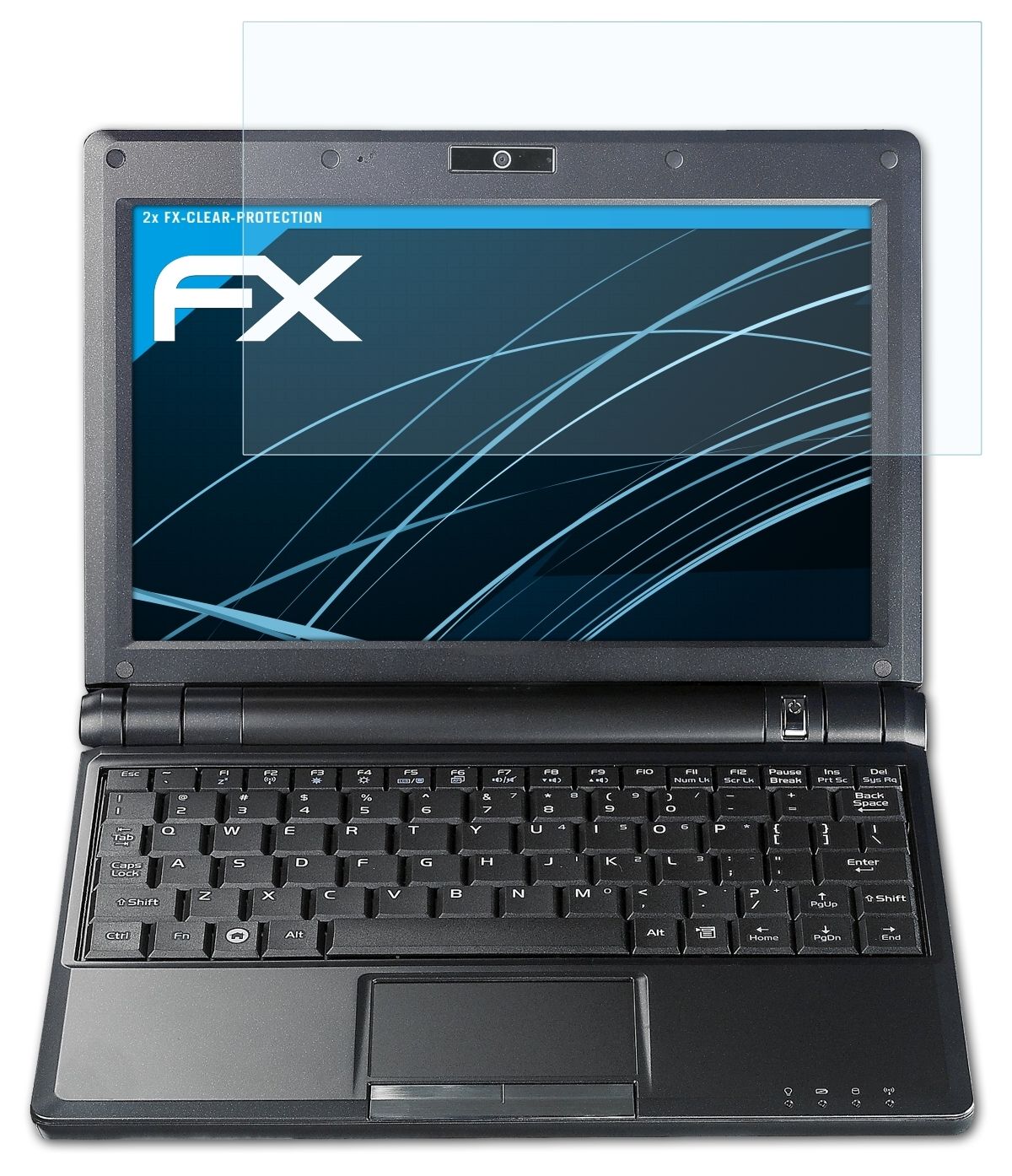 2x Displayschutz(für Asus 900A) ATFOLIX FX-Clear Eee PC