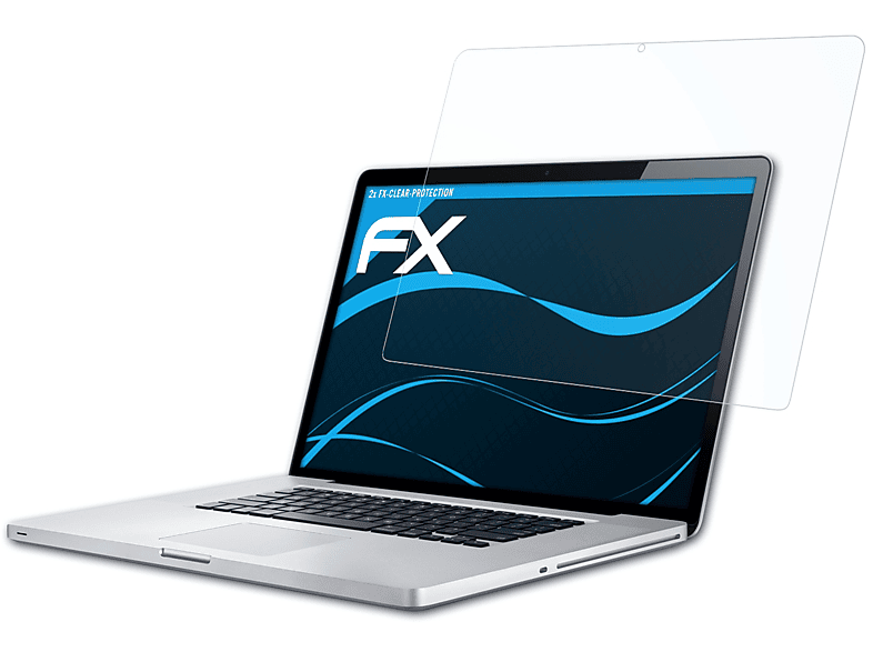 ATFOLIX 2x FX-Clear Displayschutz(für Apple MacBook Pro 17 WXGA) | Pflege & Schutz